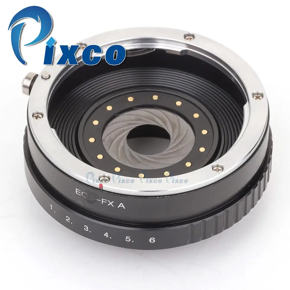 Adjustable Aperture len.s adapter work for Canon E/O/S EF lens to Fujifilm X-Pro1 X-E1 X-E2 X-M1 X-A1 adapter Photo