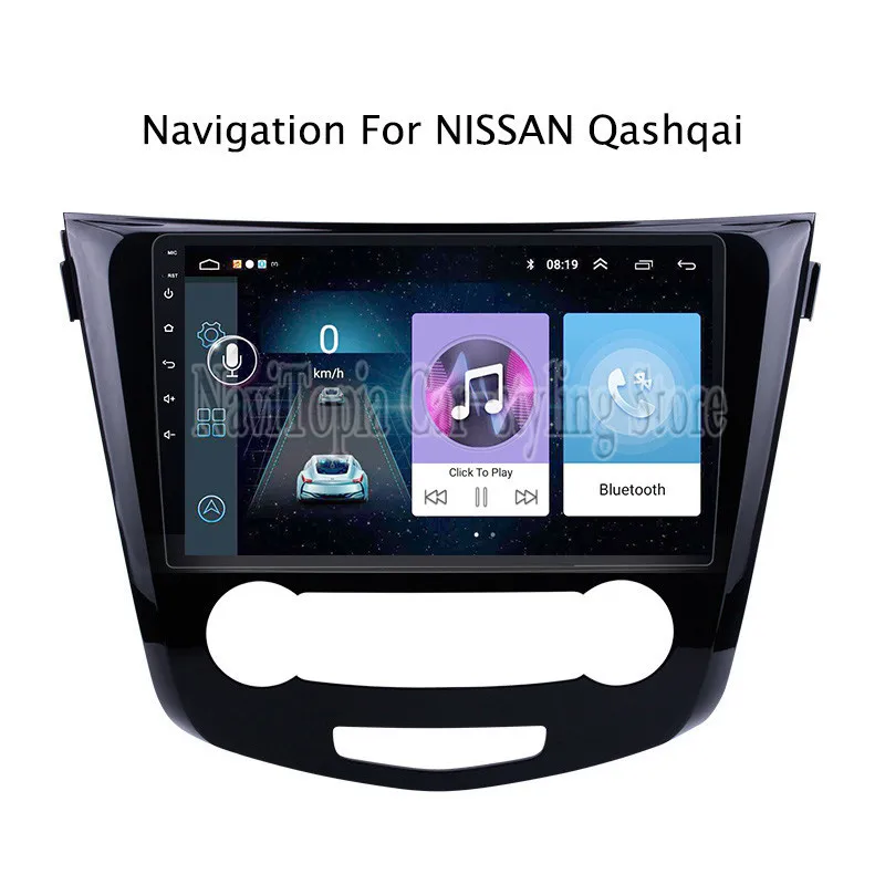 

ECTWODVD 10.1inch Android 8.1 Car Radio GPS Navigation Multimedia Stereo DVD Player for Nissan Qashqai X-Trail 2016 2017 2018