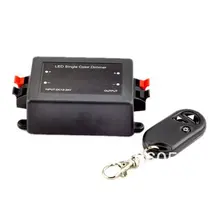 30 шт./лот DC12-24V 8a Беспроводной пульт дистанционного LED диммер контроллер для 5050 3528 один Цвет полосы света