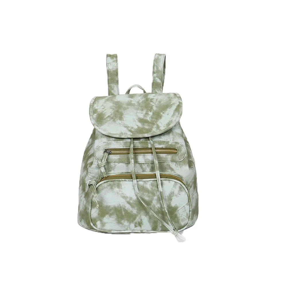 

Women Camouflage Backpack Lady School Bag Backpacks Female Casual Travel Bag Women's Camouflage Drawstring Backpack Green H30508