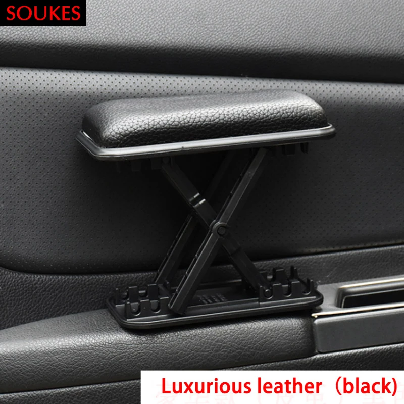 

Car Left Hand Support Rest Armrest Pad Holder For Renault Megane Logan Mitsubishi Lancer VW Tiguan Golf 4 7 6 T5 T4 Jetta