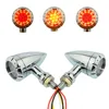 Clignotant universel chromé à 4 fils 12v, frein de course, balle frein à LED, clignotant, lampe, moto pour Harley Honda ► Photo 1/6