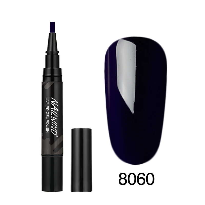 NAILWIND 5 мл Гель-лак для ногтей 31-60 Гибридный гель лак для ногтей ручка Гель-лак для ногтей Дизайн ногтей маникюр замочить от Полупостоянный UV светодио дный лампы грунтовка для ногтей - Цвет: 60