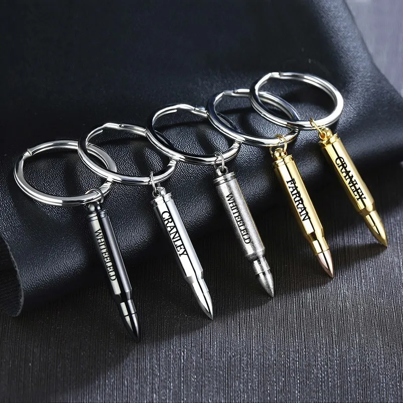 Personalized Name Stainless Steel Bullet Open Keyc