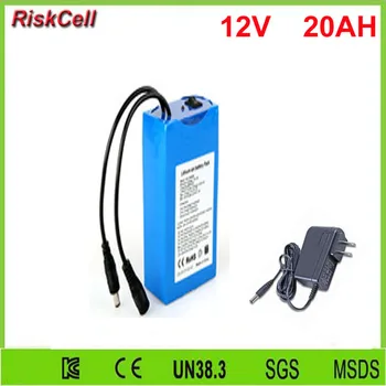 

10pcs/lot Customized 12v 20ah rechargeable battery for home solar systems/solar home systems/solar energy system with charger