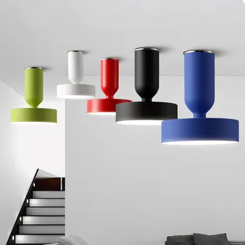 

Nordic Simple Aisle Ceiling Lamp Bedroom Lamp Modern Aluminum Restaurant Light Cafe Living Room Decoration Light Free Shipping