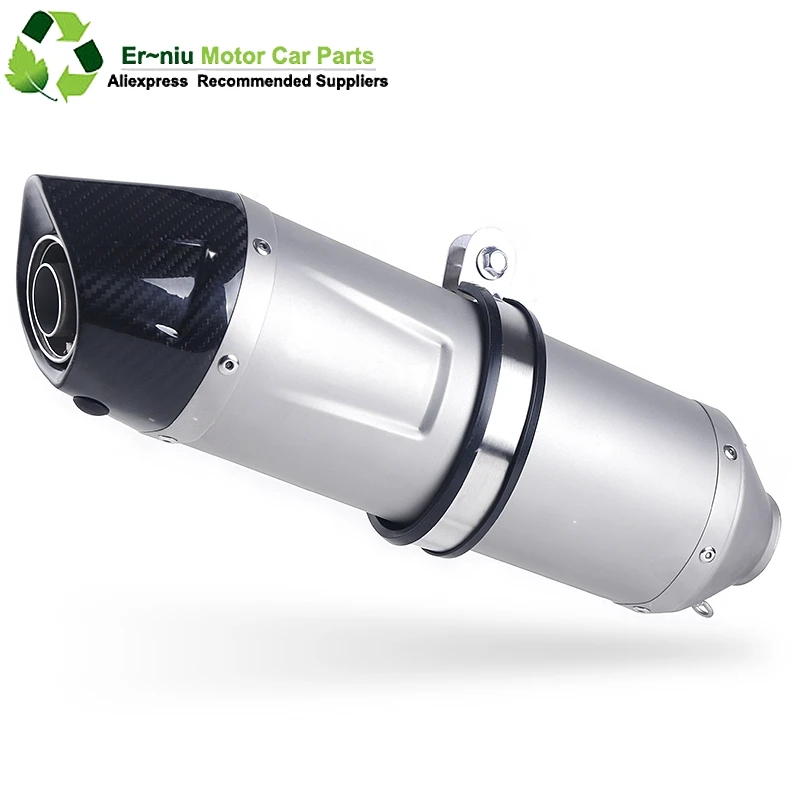 

51MM Universal Modified Escape Moto Akrapovic Exhaust Motorcycle Scooter Dirt Bike Muffler Pipe YZF600 R6 YZF1000 R1 CBR