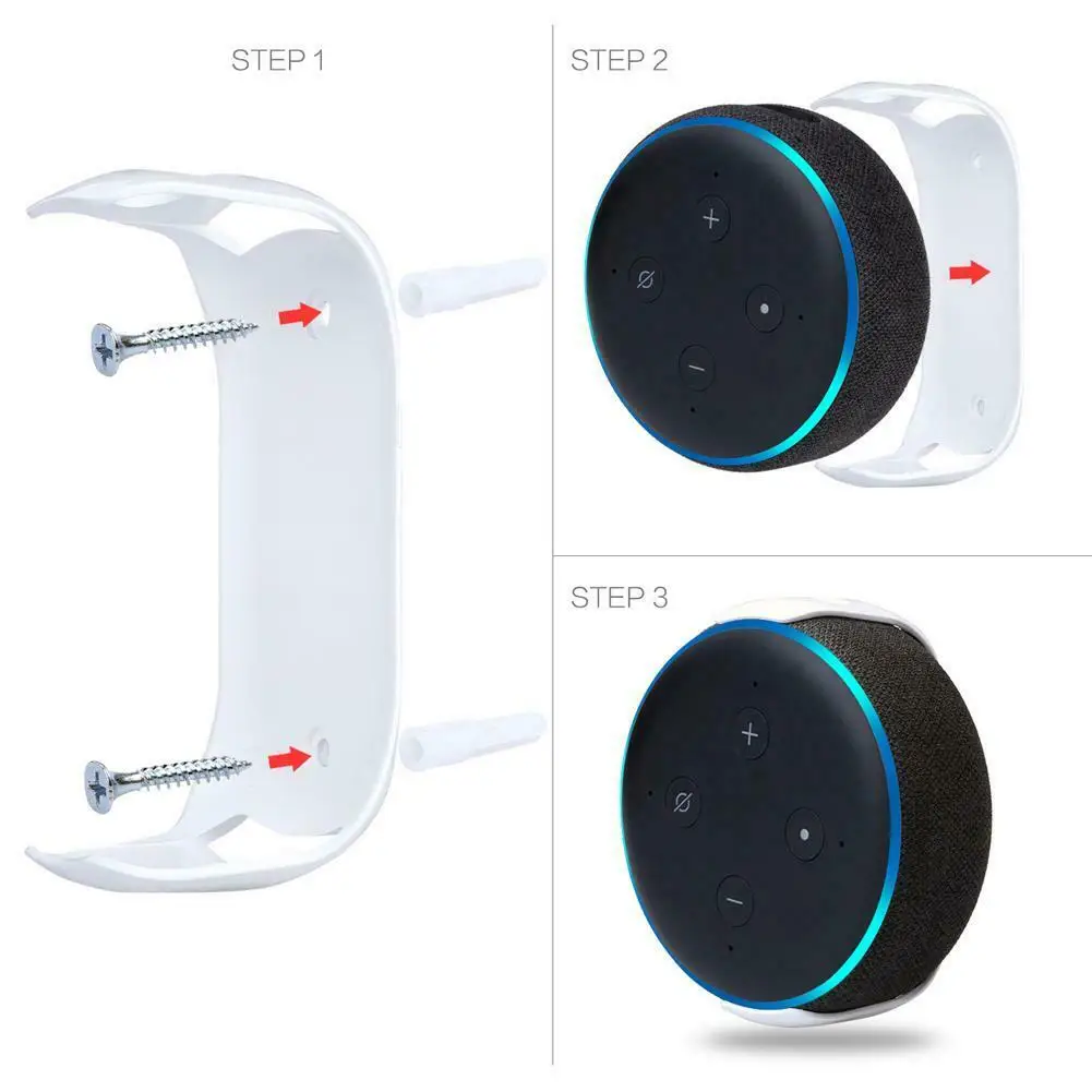 Для Amazon Echo Dot 3 настенное крепление третьего поколения интеллектуальный аудио кронштейн на выходе держатель для Echo Dot(3rd Gen