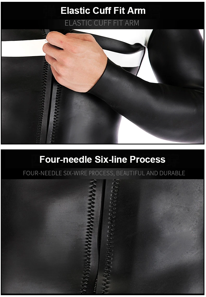 SBART 3 мм черно-белый гидрокостюм для подводного плавания из неопрена костюм куртка открытая клетка супер мягкая кожа разделенные топы для серфинга дайвинга костюм