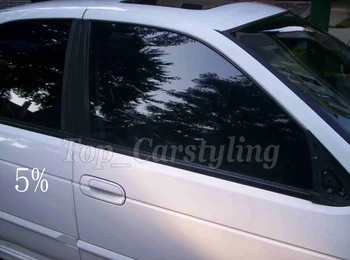 

5% VLT Black Solar Car Window tint film With high heat rejection Premium quality PROTWRAPS 76cmx30m/ Roll