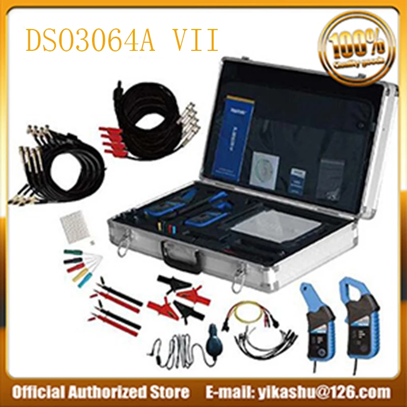 Hantek DSO3064A набор VII USB 2,0 DSO3064A 4 канала Осциллограф с подключением через порт USB 200MSa/s в реальном времени DSO3064A набор VI Виртуальный осциллограф