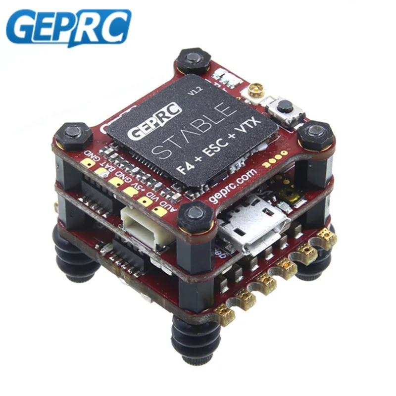 

Geprc 20x20mm Stable Flytower Omni bus F4 Flight Controller & 12A BL_S ESC & 48CH 25/100/200mW VTX