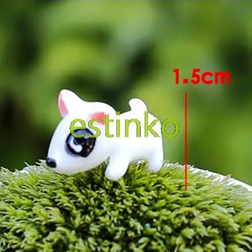 Micro Landscape Crafts Mini Dog 1pcs Resin Mini Ornament Scenery Bonsai Accessory for Flower Pot Decoration Free Shipping