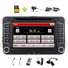 2 Din Car Radio Stereo DVD Player for VW Golf Skoda Jetta Passat Polo Support GPS SWC/Bluetooth/USB SD/Cam-In/Reverse Camera