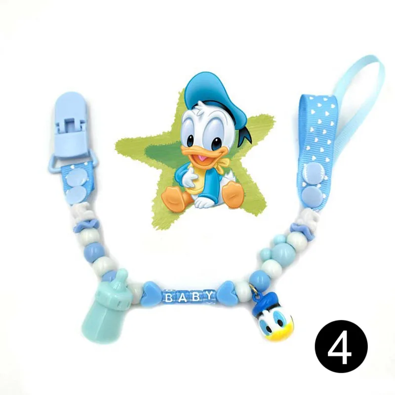Bell Cartoon pacifier chain Baby Pacifier Clip for Nipples Cute Infant Teeth Dummy Chain for Children Baby Pacifier Clip B0650