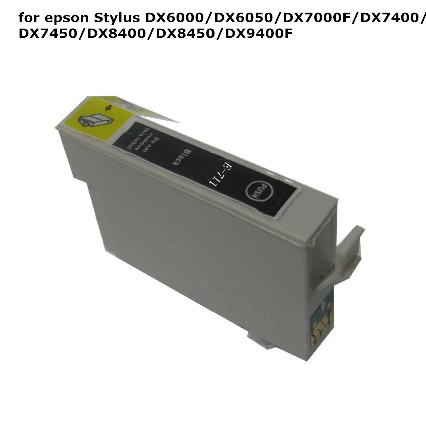 

1pcs T0711 71 Black compatible ink cartridge For EPSON Stylus DX6000 DX6050 DX7000F DX7400 DX7450 DX8400 DX8450 DX9400F printer