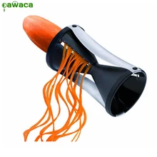 1pcs Spiral Funnel Vegetable Grater Plastic+Stainless Steel Slicer Shred Device for Carrot Cucumber Salad Fruit Kitchen Tools