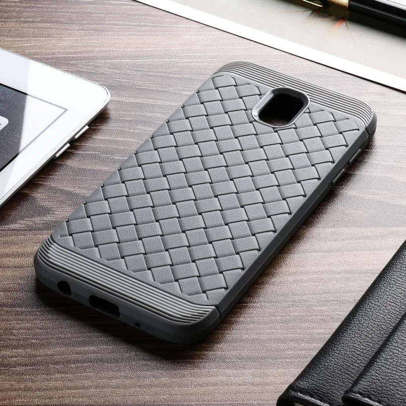 

AKABEILA For samsung galaxy s8 case Silicon Woven Grid Cases samsung galaxy s7 edge s9 plus G935F G935FD G950F G955F G960F G9650