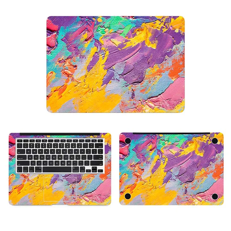 Красочная картина маслом кожа для ноутбука Macbook Наклейка Pro Air retina 11 12 13 15 дюймов Mac Book полное покрытие Защитная Наклейка