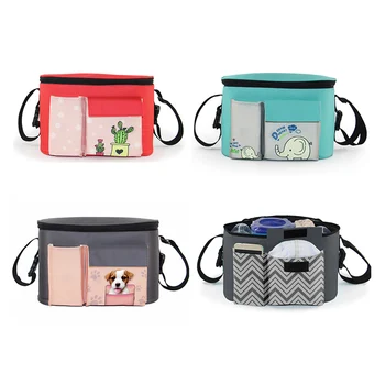 

Multi-function Baby Stroller Hang Bag Organizer Mummy Travel Thermal Care Insulated Diaper Nappy Bags Cart Accessories New Type