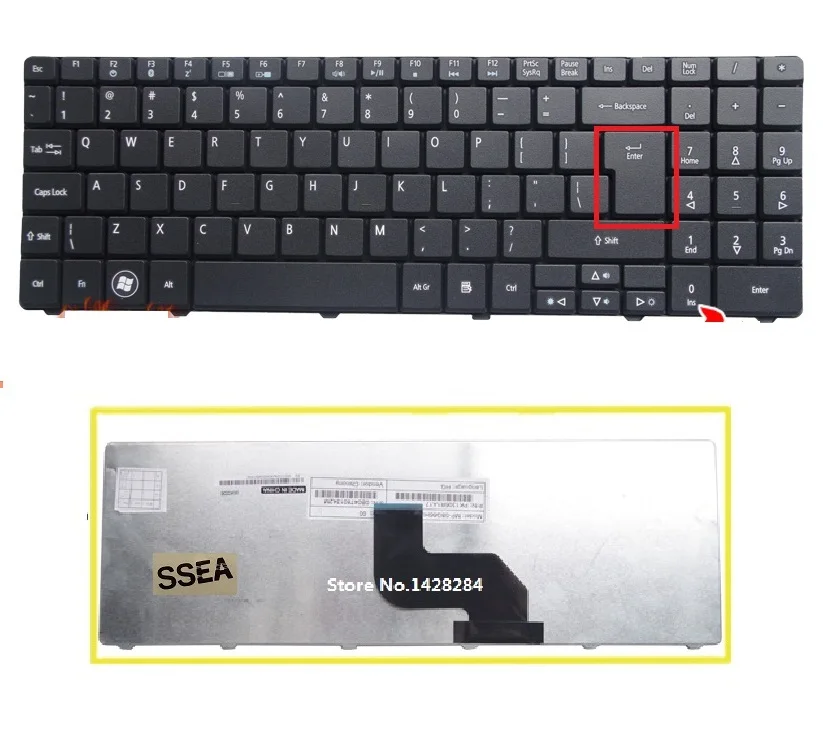 Ssea UI клавиатура Английский для Acer Aspire 5516 5517 5332 5532 5534 5732 5732Z 5732ZG 7713 7715 EMACHINES E527 e727