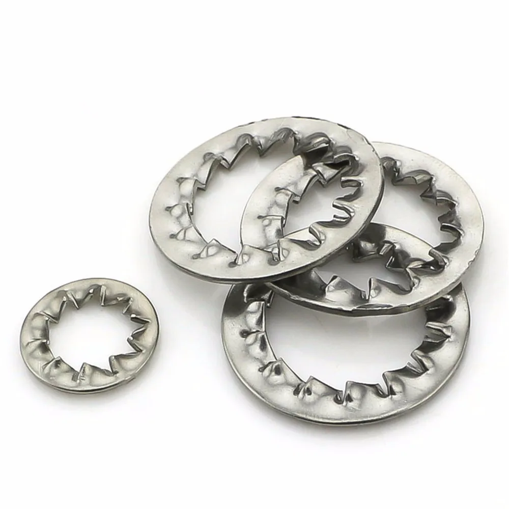 5mm M5 A2 STAINLESS INTERNAL SERRATED SHAKEPROOF WASHERS LOCK WASHER 100 PACK 