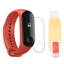 Free delivery 3Pcs Transparent Anti-Scratch TPU Protector For Xiaomi 3 Wrist Band Screen Smart Watch