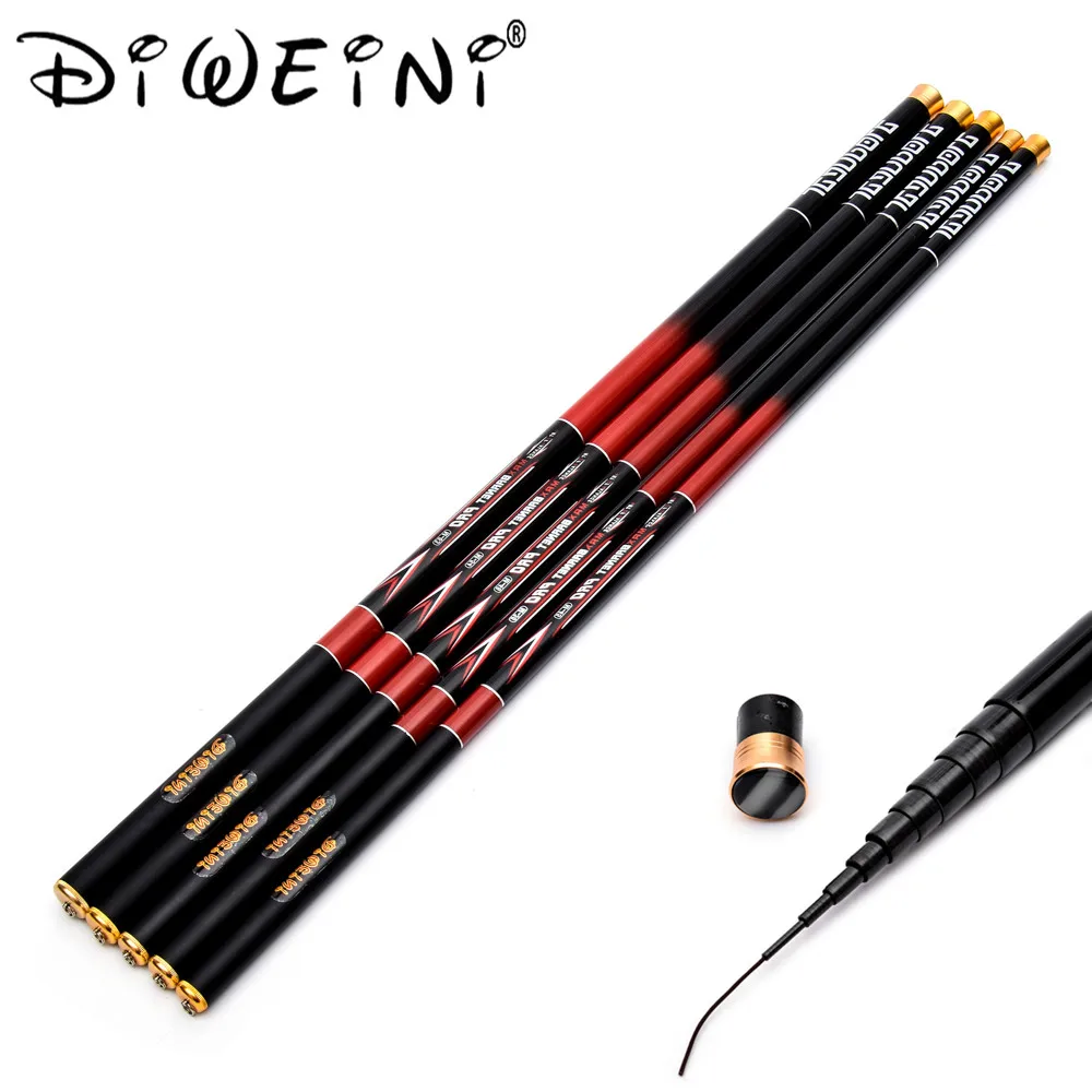 

Ultra Light 3.6m 4.5m 4.8M 5.4m 6.3m Carbon Hard Telescopic Fishing Rod Stream Power Hand Rod