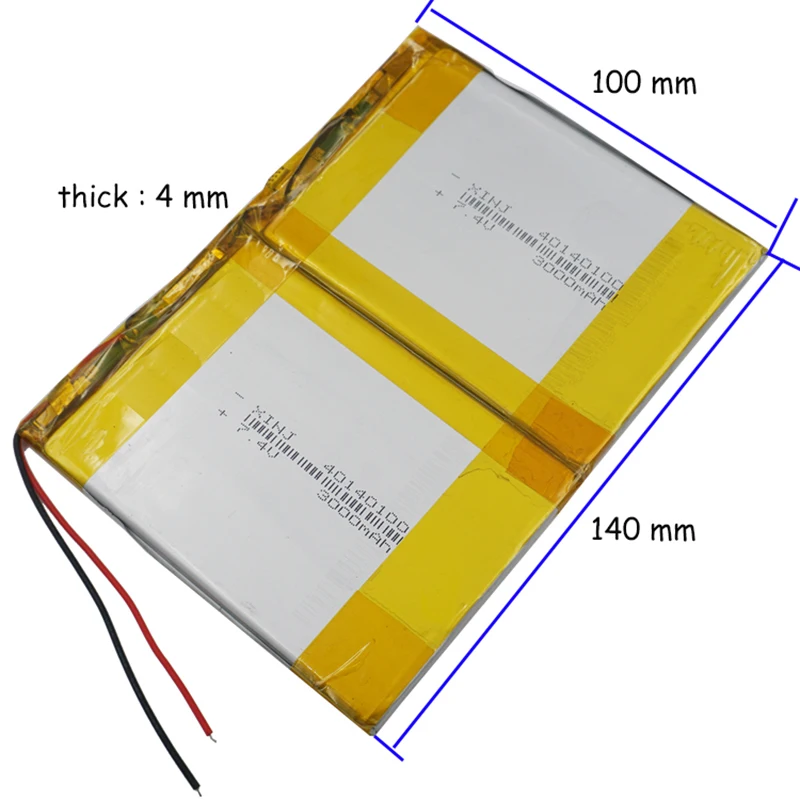 XINJ 3 7 V 4 3000 mAh 6000 литий полимерная аккумуляторная батарея ионный Литий полимерный