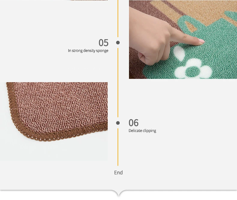 TECHOME, 10 цветов, мягкие коврики, коврики для гостиной, кухни, спальни, Нескользящие коврики, коврик, коврик, товары для дома 16