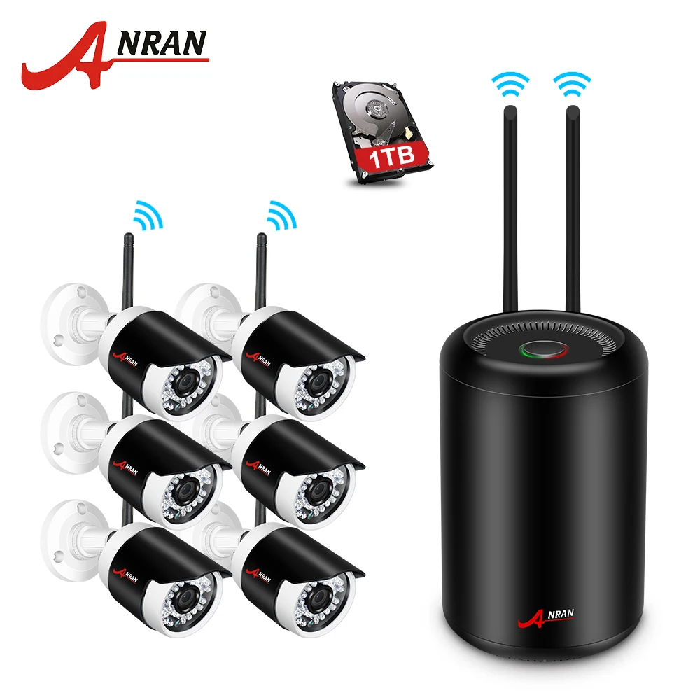 Buy ANRAN Wireless NVR Kit 2MP 6PCS HD 1080P WIFI