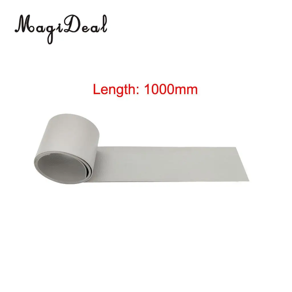 MagiDeal Waterproof Inflatable Boat/Dinghy/RIB Mid Grey PVC Repair Patch 51*1000mm for Kayak Canoe Dinghy Yacht Replacement