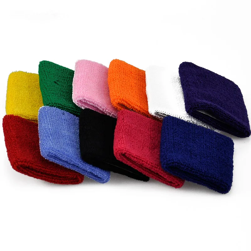 2021 Wholesale Terry Cloth Wristbands Sport Sweatband Hand Wrist