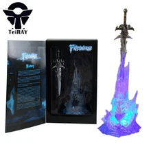 WOW Arthas Menethil’s Weapon Frostmourne Sword with Lighting Figma Starz Game Anime 28cm Pvc Action Figure Toys Collection Model