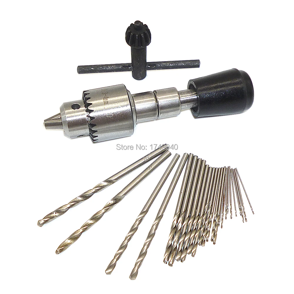 Mini Pin Vice Manual Hand Drill Chuck Jewelry Craft Jewelers Drilling