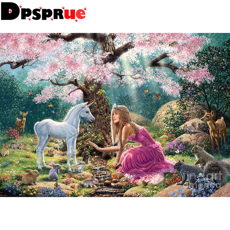 Полноразмерная/круглая Алмазная 5D картина Dpsprue сделай сам вышивка крестиком