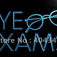 LB509-Eye проверочные очки Оптический светодиодный неоновый свет знак