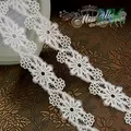 Новые lace300 двор/lot 9 см Ширина DIY Женщины платье кружевной отделкой африканский гипюр золотой цветок вышитые кружева лента DHL