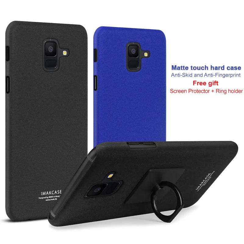 Чехол для Samsung Galaxy A6 2018 чехлы plus Imak ковбойская задняя крышка с кольцом-держателем