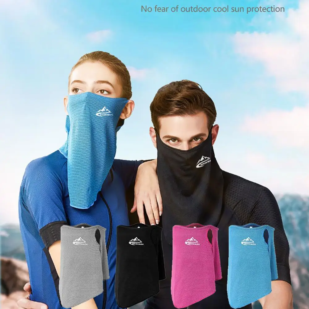 

1Pcs Multi Functional Mouth Face Mask Ice Silk Sunscreen Cap Scarf Outdoor Summer Cycling Bicycle Sportswear Accessories