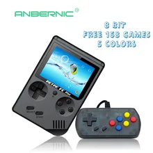 Детская игровая мини-консоль, портативная игровая ретро-консоль RETRO-FC 07 с 3.0-дюймовым экраном, черно-белая 8-битная графика