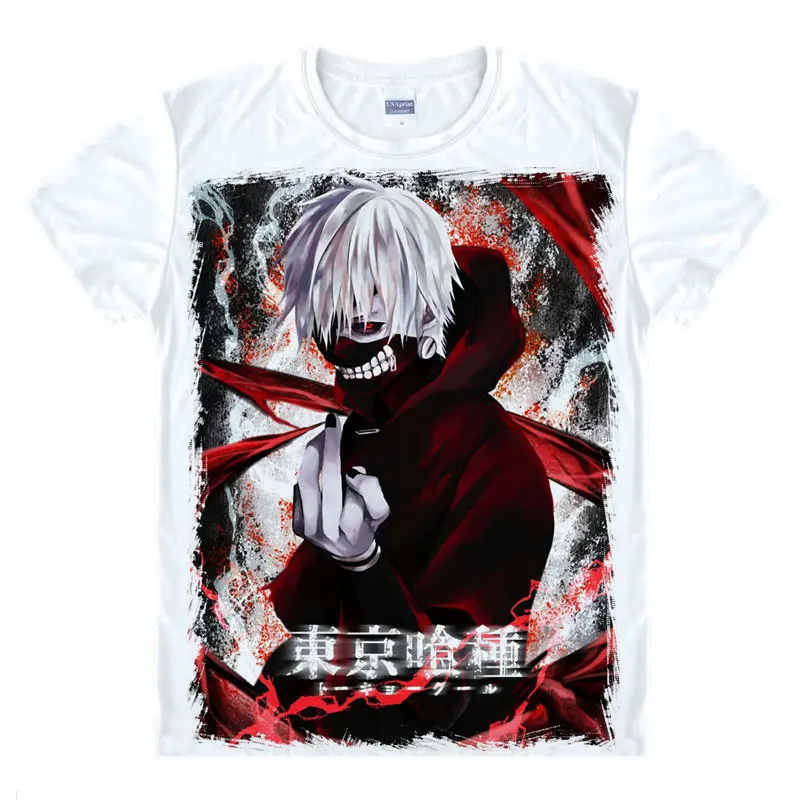 Tokyo Guru T-Shirt Kagune Shirt T-Shirt Da Donna Carine Abiti Anime Carino Kawaii Cool Sexy Camicie Da Spiaggia Giappone Anime Abiti Carini A