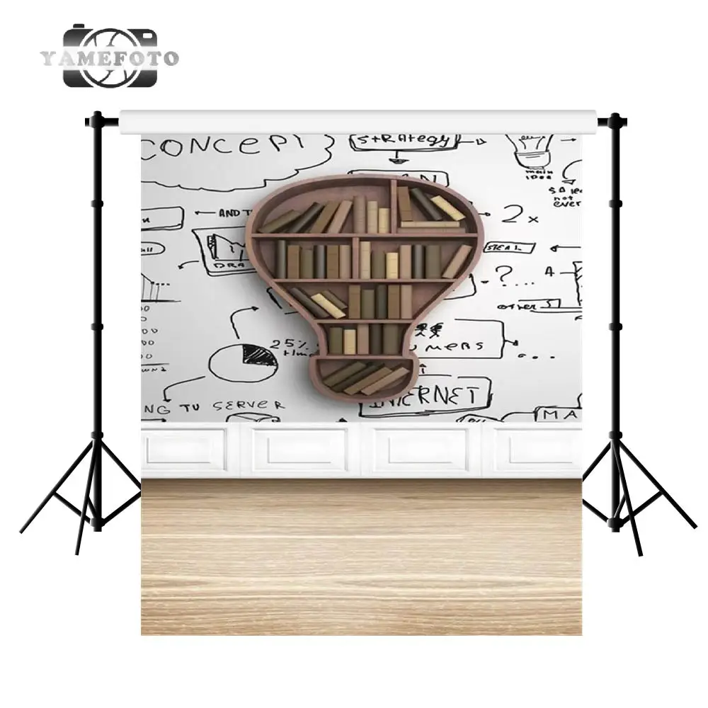 White Wall Fantasy Bulb Shape Bookshelf Books Baby Kids