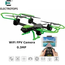 ET RC Drone SKY Hawkeye 1331W RC Quadcopter FPV Camera 4CH 2.4G 2MP WIFI Real-time Transmission Hobby Toys RC Aircraft VS X5C