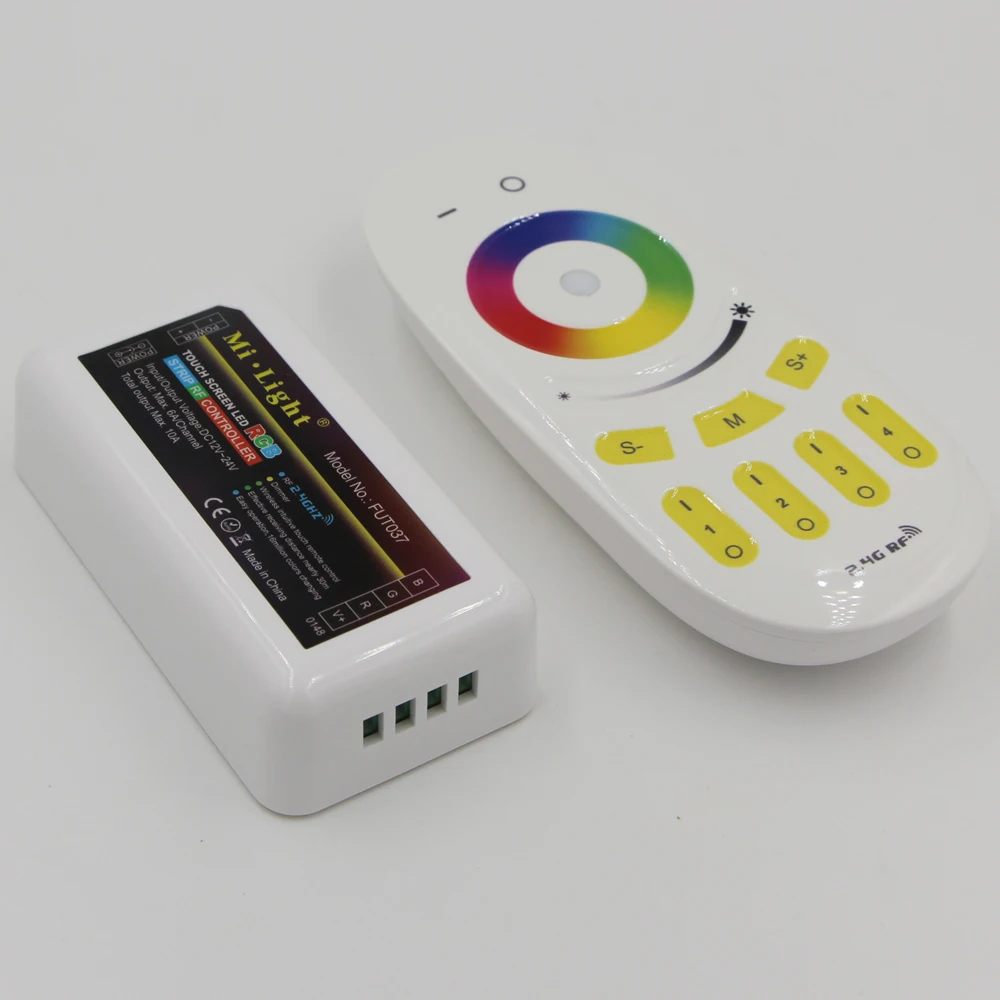 

DC 12-24V 4-Zone 2.4G Wireless RF Dimmable wifi strip Remote controller for 5050 3528 led RGBW W/WW RGB strip light