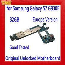 32 Гб Европейская версия для samsung Galaxy S7 G930F материнская плата, разблокирована для Galaxy S7 G930F материнская плата