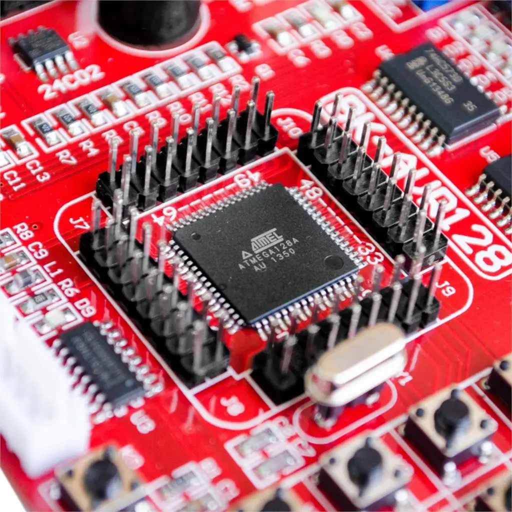 Красная корона специальная доска для развития AVR ATMEGA128 обучающая