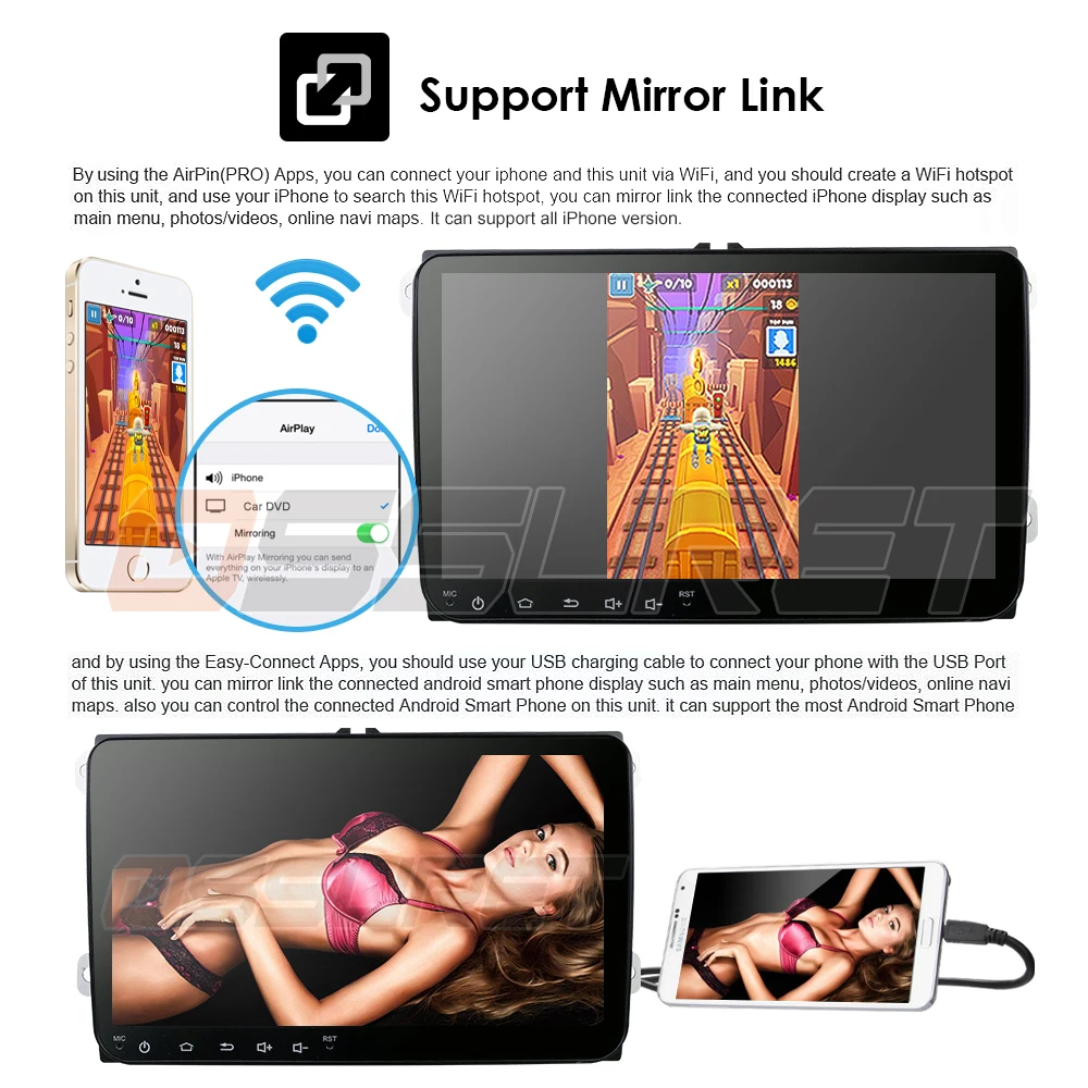 Clearance Car Multimedia player 2 Din Car Navi For V W/Volkswagen/Golf/Polo/Tiguan/Passat/b7/b6/SEAT/leon/S koda/Octavia Radio GPS DAB+ BT 3