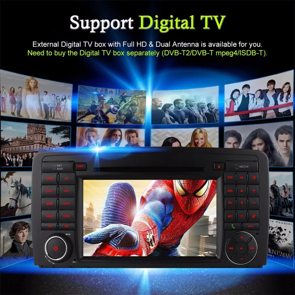 Best 4G SIM Octa 8 Core 2GB RAM Android 6.0 For Mercedes Benz R Class W251 R280 R300 R320 R350 R500 Car DVD GPS Radio Stereo Player 23