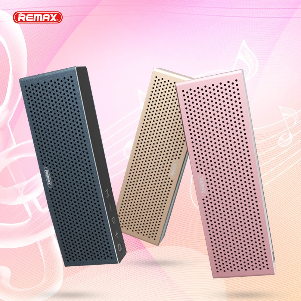 

Remax Metal Bluetooth Speakers Portable Wireless Mini Speaker Music MP3 Player Support TF Card for xiaomi mi Bluetooth Speaker
